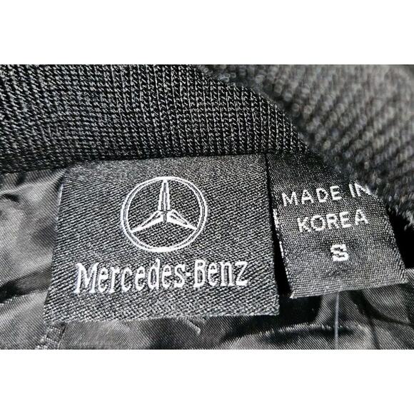 NWT! Mercedes Benz Black Bomber Jacket Size Small - Picture 9 of 16